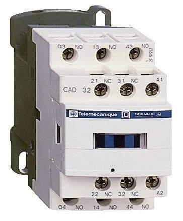 Schneider Electric - 2NC/3NO, 115 VAC at 50/60 Hz Control Relay - 17 V - Best Tool & Supply