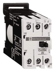 Schneider Electric - NC/NO, 277 VAC at 50/60 Hz Control Relay - DIN Rail Mount - Best Tool & Supply