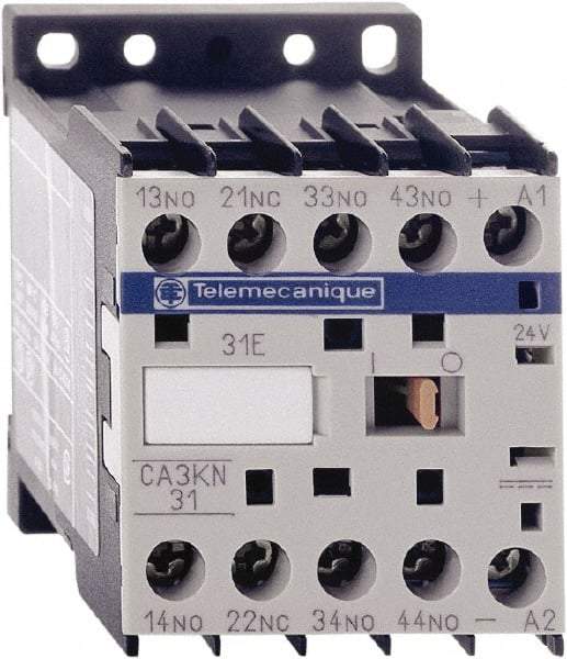 Schneider Electric - 2NC/2NO, 24 VDC Control Relay - 17 V - Best Tool & Supply