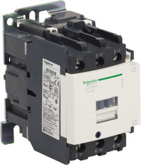 Schneider Electric - 3 Pole, 240 Coil VAC at 50/60 Hz, 40 Amp at 440 VAC and 60 Amp at 440 VAC, Nonreversible IEC Contactor - Exact Industrial Supply