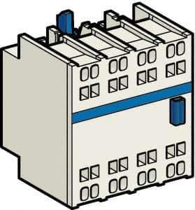 Schneider Electric - Contactor Auxiliary Contact Block - For Use with TeSys D - Best Tool & Supply