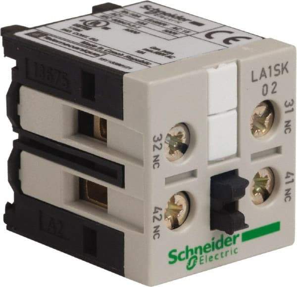 Schneider Electric - Contactor Auxiliary Contact Block - For Use with LC1SK and TeSys SK - Best Tool & Supply