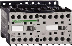 Schneider Electric - 3 Pole, 24 Coil VDC, 6 Amp at 440 VAC, Reversible IEC Contactor - BS 5424, CSA, IEC 60947, NF C 63-110, RoHS Compliant, UL Listed, VDE 0660 - Best Tool & Supply