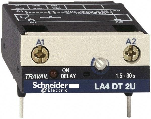 Schneider Electric - Contactor Timer Module - For Use with LC1D09-D65A, LC1D80-D150 and TeSys D - Best Tool & Supply