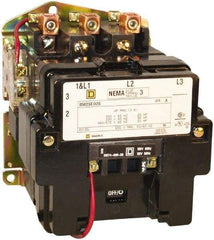 Square D - 3 Pole, 380 Coil VAC at 50 Hz, 90 Amp NEMA Contactor - Open Enclosure, 50 Hz at 380 VAC - Best Tool & Supply