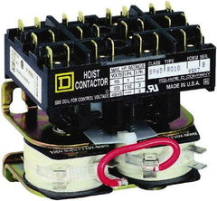 Square D - 3 Pole, 24 Coil VAC at 60 Hz, Reversible Definite Purpose Contactor - Phase 1 and Phase 3 Hp:  1 at 115 VAC, 1.5 at 230 VAC, 3 at 230 VAC, 3 at 460 VAC, 3 at 575 VAC, CSA, RoHS Compliant, UL Listed - Best Tool & Supply