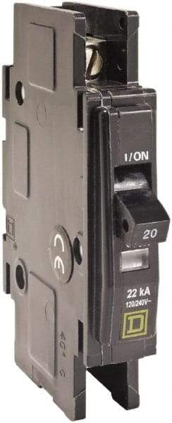 Square D - 40 Amp, 240 VAC, 1 Pole, Panel Mount Miniature Circuit Breaker - 14-2 AWG - Best Tool & Supply