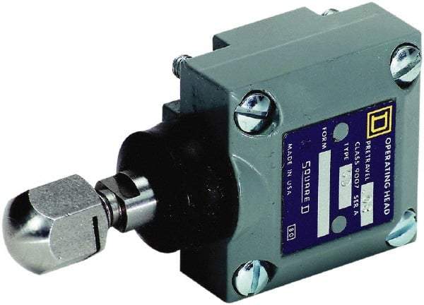 Square D - SPDT, NC/NO, 600 Volt Screw Terminal, Plunger Actuator, General Purpose Limit Switch - 1, 2, 4, 6, 12, 13, 6P NEMA Rating, IP67 IPR Rating - Best Tool & Supply