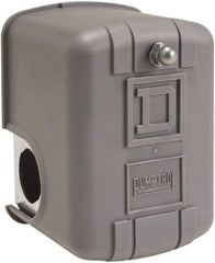 Square D - 1 and 3R NEMA Rated, 40 to 100 psi, Electromechanical Pressure and Level Switch - Fixed Pressure, 575 VAC, L1-T1, L2-T2 Terminal, For Use with Square D Pumptrol - Best Tool & Supply