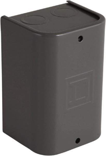 Square D - Steel Power Relay Enclosure Screw Cover - NEMA 1, 92mm Wide x 134.11 mm High x 84mm Deep - Best Tool & Supply