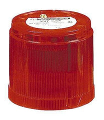 Schneider Electric - 120 VAC, Flash Discharge Tube, Red, Strobe Light - 70mm Diameter, IP40, IP42 Ingress Rating, Base Mount - Best Tool & Supply