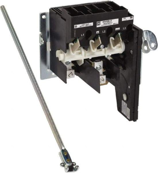 Square D - 1 & 3 Phase, 600VAC, 3 Pole, 1, 4, 12, 3R & 4X, Open Nonfused Cam & Disconnect Switch - 3 Wires - Best Tool & Supply