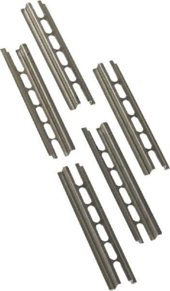 Square D - 4 Inch Long x 0.81 Inch Wide x 0.22 Inch High, Steel Mounting Track - Best Tool & Supply