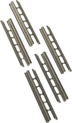 Square D - 4 Inch Long x 0.81 Inch Wide x 0.22 Inch High, Steel Mounting Track - Best Tool & Supply