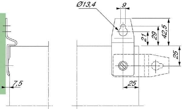 Schneider Electric - Electrical Enclosure Stainless Steel Wall Mount Lug - For Use with CRN Wall Mounting Steel Enclosure/S3X Stainless Steel Wall Mounting Enclosure, RoHS Compliant - Best Tool & Supply