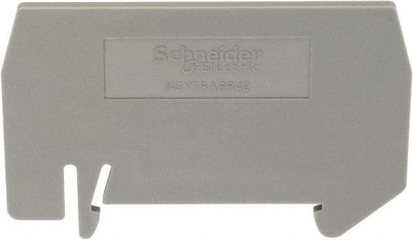 Schneider Electric - 2mm High, Terminal Block Partition Plate - Use with Various Terminal Blocks - Best Tool & Supply