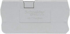 Schneider Electric - 2.2mm High, Terminal Block End Cover - Use with NSYT Terminal Blocks - Best Tool & Supply