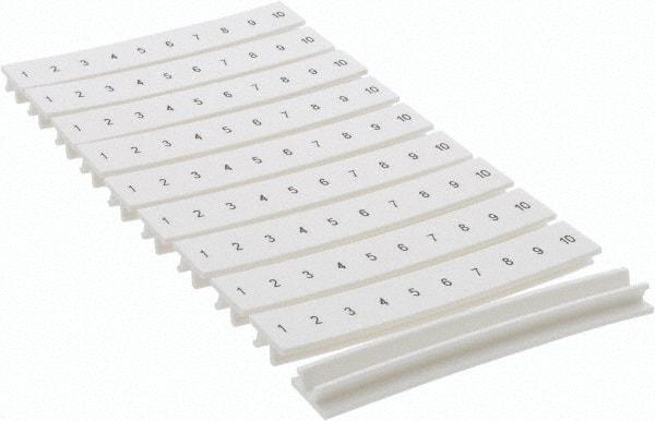 Schneider Electric - Terminal Block Marking Strip - Use with Linergy TR Series Terminal Blocks - Best Tool & Supply