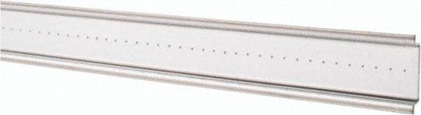 Schneider Electric - 2m Long x 0.3 Inch Wide x 1.4 Inch High x Steel DIN Rail - 0.04 Inch Thick - Best Tool & Supply