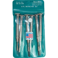 Moody Tools - Precision & Specialty Screwdrivers Type: Precision Hex Overall Length Range: 3" - 6.9" - Best Tool & Supply