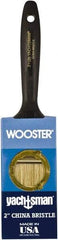 Wooster Brush - 2" Flat Hog Varnish Brush - 2-7/16" Bristle Length, 6-1/4" Plastic Beavertail Handle - Best Tool & Supply