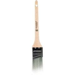 Wooster Brush - 1-1/2" Angled Synthetic Sash Brush - 2-3/16" Bristle Length, 7-1/4" Wood Rattail Handle - Best Tool & Supply