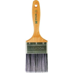 Wooster Brush - 3" Flat Synthetic Varnish Brush - 3-3/16" Bristle Length, 6-1/2" Maple Beavertail Handle - Best Tool & Supply