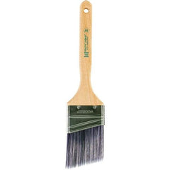 Wooster Brush - 2-1/2" Angled Synthetic Sash Brush - 2-15/16" Bristle Length, 7.88" Maple Fluted Handle - Best Tool & Supply