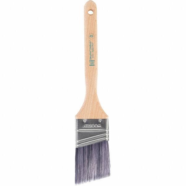 Wooster Brush - 2" Angled Synthetic Sash Brush - 2-11/16" Bristle Length, 7.88" Maple Fluted Handle - Best Tool & Supply