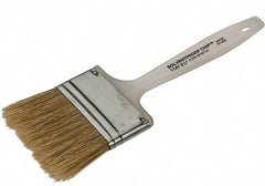 Wooster Brush - 2-1/2" Flat Hog Chip Brush - 1-11/16" Bristle Length, 5" Plastic Beavertail Handle - Best Tool & Supply