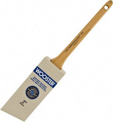 Wooster Brush - 2" Angled Hog Sash Brush - 2-3/16" Bristle Length, 8" Maple Rattail Handle - Best Tool & Supply