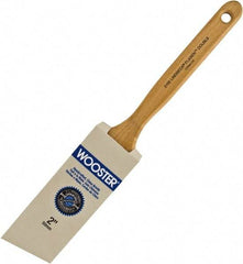 Wooster Brush - 2" Angled Hog Sash Brush - 2-11/16" Bristle Length, 7-7/8" Maple Fluted Handle - Best Tool & Supply