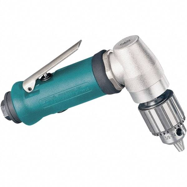 Dynabrade - 1/4" Keyed Chuck - Right Angle Handle, 20,000 RPM, 0.4 hp, 90 psi - Best Tool & Supply