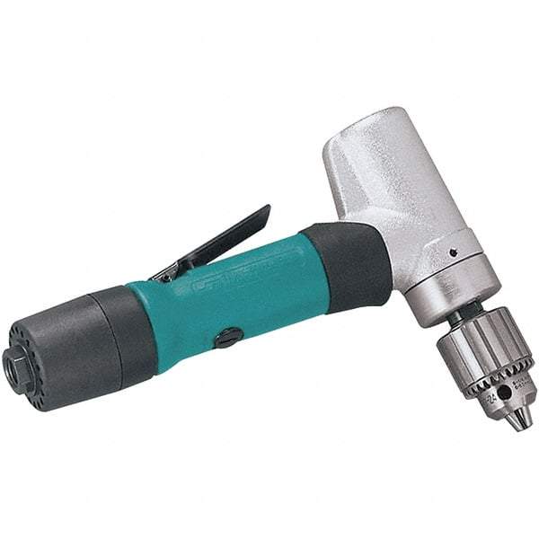 Dynabrade - 1/4" Keyed Chuck - Inline Handle, 950 RPM, 0.4 hp, 90 psi - Best Tool & Supply