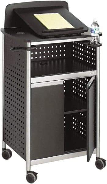 Safco - Laminated, Steel Portable Lectern - 22" Deep x 28-3/4" Wide x 49-3/4" High - Best Tool & Supply