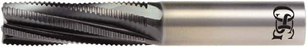 OSG - 3/8" Cutting Diam x 3/4" Length of Cut, 6 Flute, Spiral Router Bit - Diamond Coated, Right Hand Cut, Solid Carbide, 3" OAL x 3/8" Shank Diam, Roughing, 15° Helix Angle - Best Tool & Supply