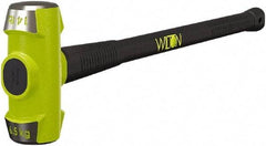 Wilton - 14 Lb Head, 36" Long Sledge Hammer - Steel Head, Steel Handle with Grip - Best Tool & Supply