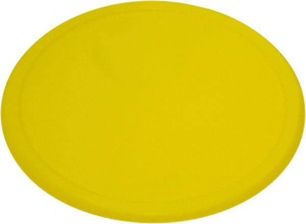 Rubbermaid - 13" Wide, Round Polyethylene Lid - Use with FG572600, FG572624, FG572700, FG572724, FG572800, FG572824, FG572900, FG572924 - Best Tool & Supply