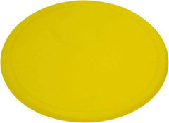 Rubbermaid - 13" Wide, Round Polyethylene Lid - Use with FG572600, FG572624, FG572700, FG572724, FG572800, FG572824, FG572900, FG572924 - Best Tool & Supply