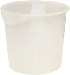 Rubbermaid - Round, Clear Polypropylene Food Storage Container - 11.9" High x 13.1" Wide - Best Tool & Supply