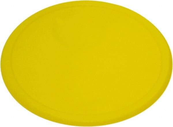 Rubbermaid - 10.3" Wide, Round Polyethylene Lid - Use with FG572300, FG572324, FG572400, FG572424 - Best Tool & Supply