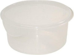 Rubbermaid - Round, Clear Polypropylene & Polycarbonate Food Storage Container - 10.6" High x 10" Wide - Best Tool & Supply