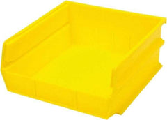 Triton - 10-7/8" Deep, Yellow Polypropylene Hopper Stacking Bin - 5" High x 11" Wide x 10-7/8" Long - Best Tool & Supply