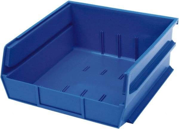 Triton - 10-7/8" Deep, Blue Polypropylene Hopper Stacking Bin - 5" High x 11" Wide x 10-7/8" Long - Best Tool & Supply