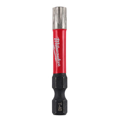 Torx Screwdriver Bits; End Type: Torx; Torx Size: T40; Overall Length (Inch): 2; Material: Steel; Hex Size (Inch): 1/4; Overall Length: 2.00