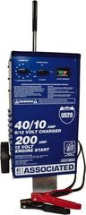 Associated Equipment - 6/12 Volt Automatic Charger - 40 Amps/10 Amps, 200 Starter Amps - Best Tool & Supply