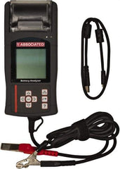 Associated Equipment - 12 Volt Battery Tester with Case & Manual - 100 to 1,700 CCA Range, 5' Cable - Best Tool & Supply