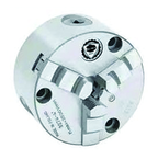 4" 3-Jaw Plain Back Solid Jaw Chuck - Front Mount - Best Tool & Supply