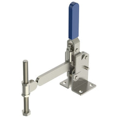 1,200 lbs Capacity - Solid - Vertical Hold Down Action - Toggle Clamp