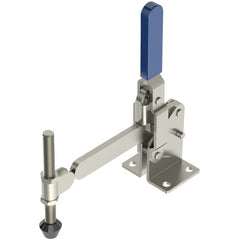 1,200 lbs Capacity - Solid - Vertical with Solid Arm - Hold Down Action Toggle Clamp